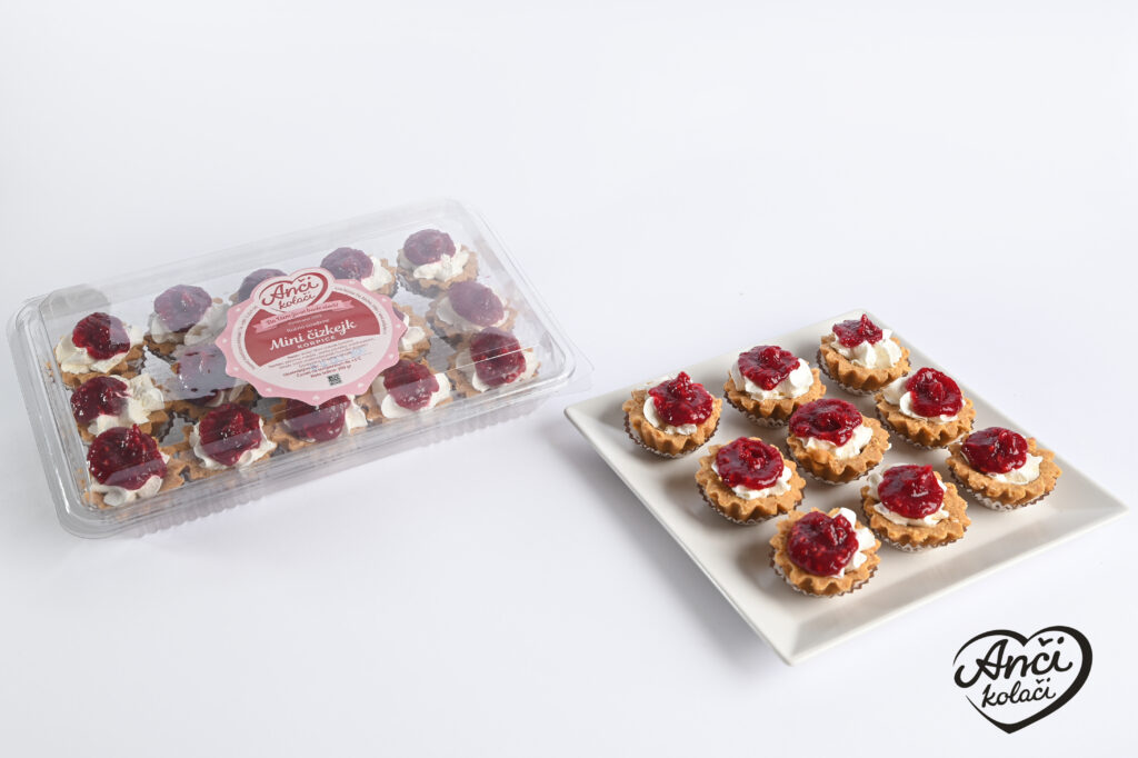 Miničizkejk korpice Malina 300g