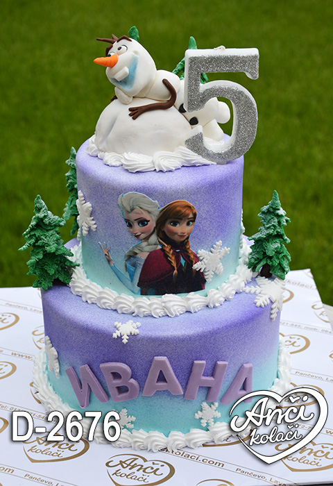 Frozen Olaf na snegu