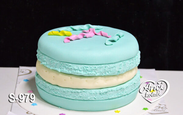 Macarons torta