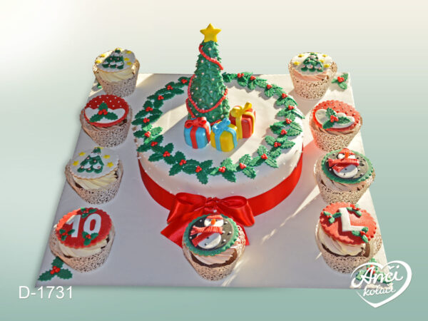 Novogodišnja Cupcakes