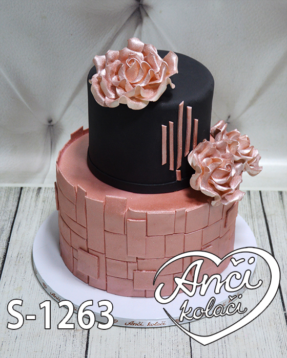 Rose gold božuri