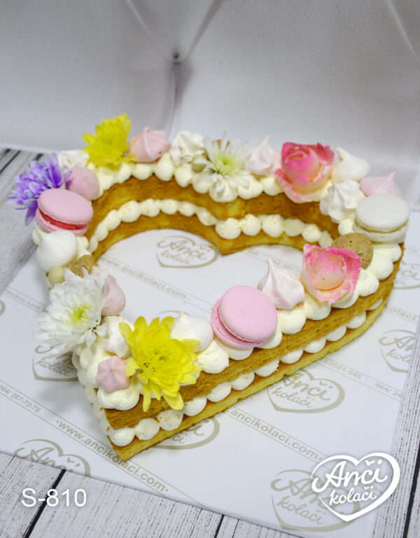 Srce okvir torta
