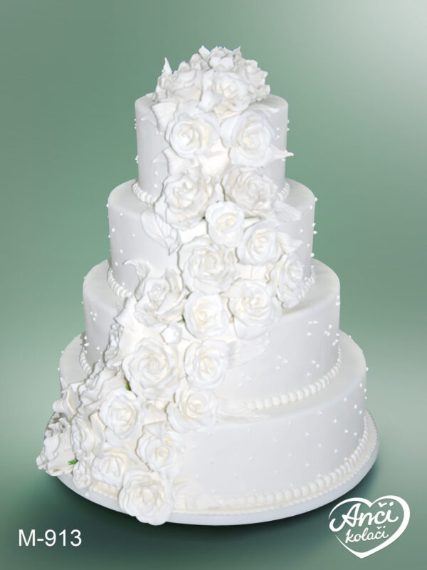 White elegance roses