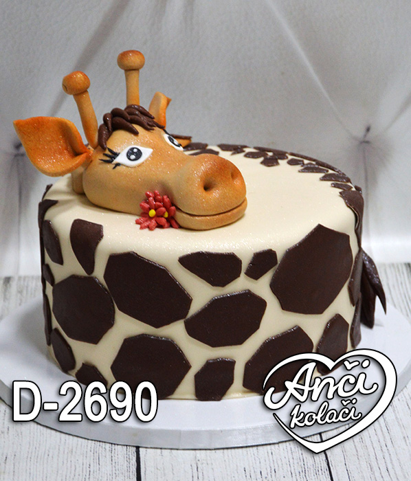 Žirafa čoko torta