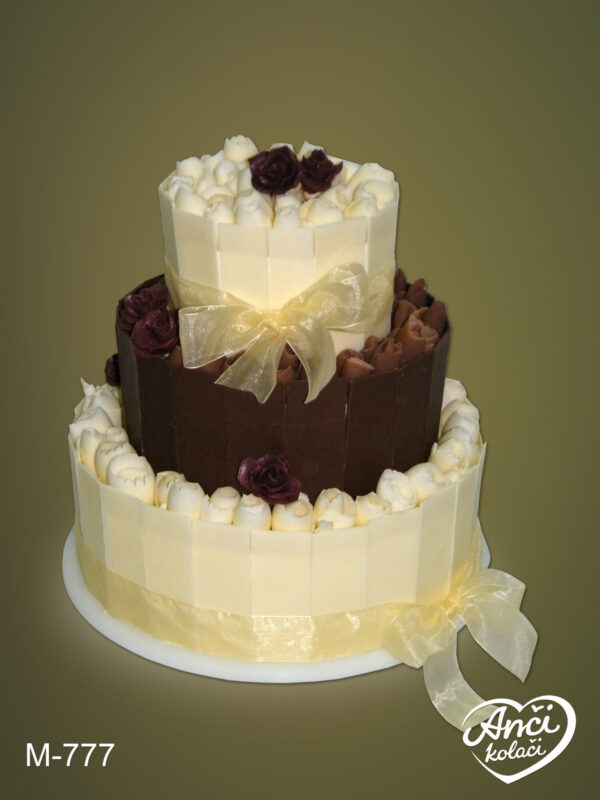 Zlatno crna torta